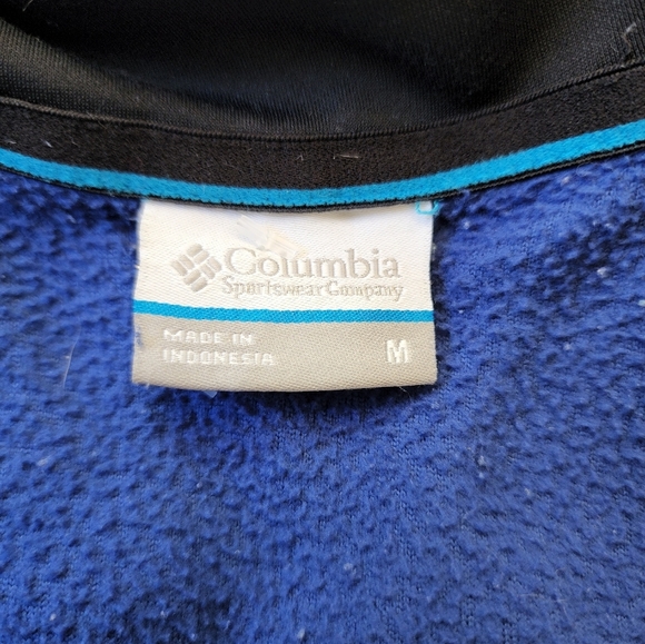 ❄️  Columbia Fleece Half Zip Pullover size M - Picture 6 of 7